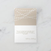 Pompoen minimalistisch eenvoudig modern Herfst Bab Bedankkaart (Binnen)