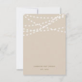 Pompoen minimalistisch eenvoudig modern Herfst Bab Bedankkaart (Achterkant)