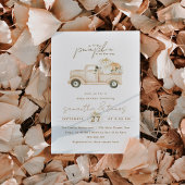 Pompoen minimalistisch eenvoudig modern Herfst Bab Kaart