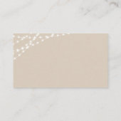 Pompoen Minimalistisch Modern Herfst Baby shower B Informatiekaartje (Achterkant)