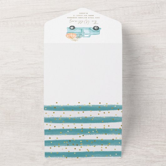 Pompoen Minimalistische Moderne Herfst Baby Jongen All In One Uitnodiging (Buitenkant)