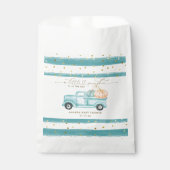 Pompoen Minimalistische Moderne Herfst Baby Jongen Bedankzakje (Voorkant)