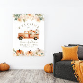Pompoen Modern Minimalistisch Herfst Neutraal Baby Poster