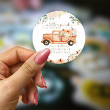 Pompoen Modern Minimalistisch Herfst Neutraal Baby