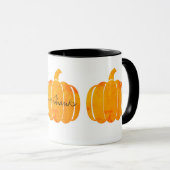 pompoen mok (Voorkant rechts)