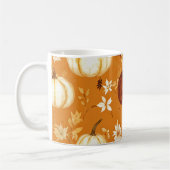 Pompoen Mok Oranje Waterverf Fall Leaves (Links)