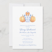 Pompoen Monogram Toekomst Mrs Vrijgezellenfeest Kaart (Voorkant)