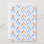 Pompoen Monogram Toekomst Mrs Vrijgezellenfeest Kaart (Achterkant)