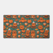  pompoen monster partij vreugde bureaumat (Voorkant)