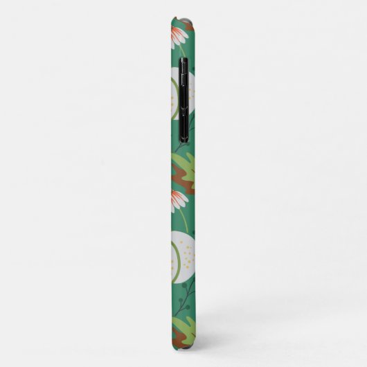 Pompoen naadloze patroonwortelen en paddenstoelen Case-Mate iPhone case (Achterkant/links)