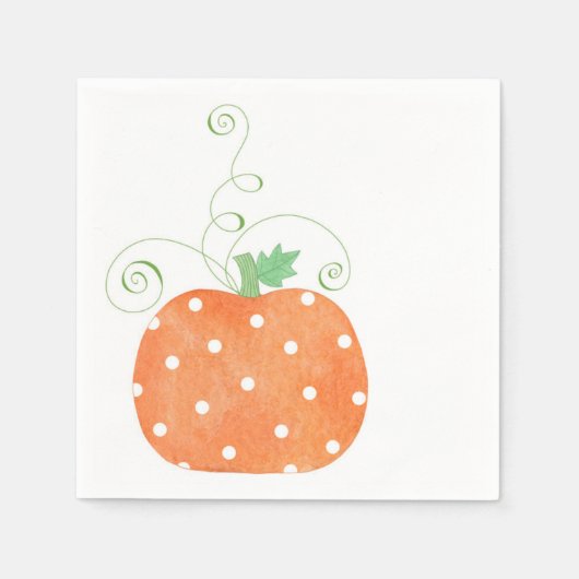 Pompoen - Napkins Servet (Voorkant)