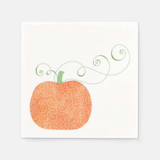 Pompoen - Napkins Servetten (Voorkant)