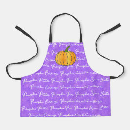 Pompoen niet verlegen KIND all-over print Schort