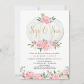 Pompoen nippen en zien, herfst ontmoeten begroet b kaart (Voorkant)