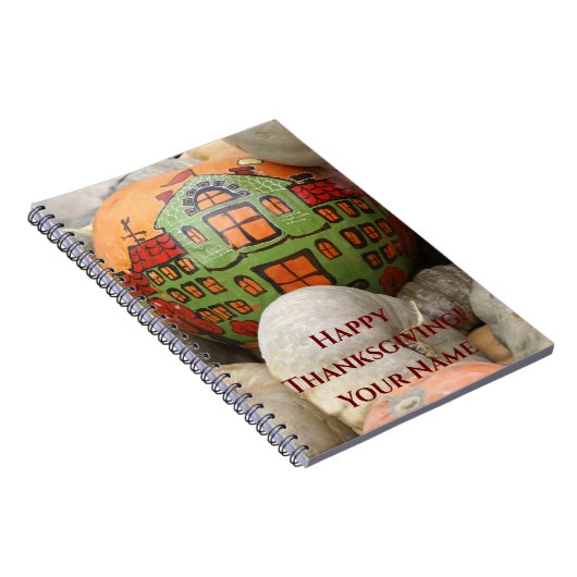 pompoen notitieboek (Rechterzijde)