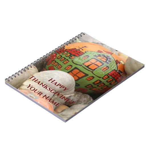 pompoen notitieboek (Linkerzijde)