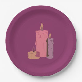 Pompoen om over te praten papieren bordje