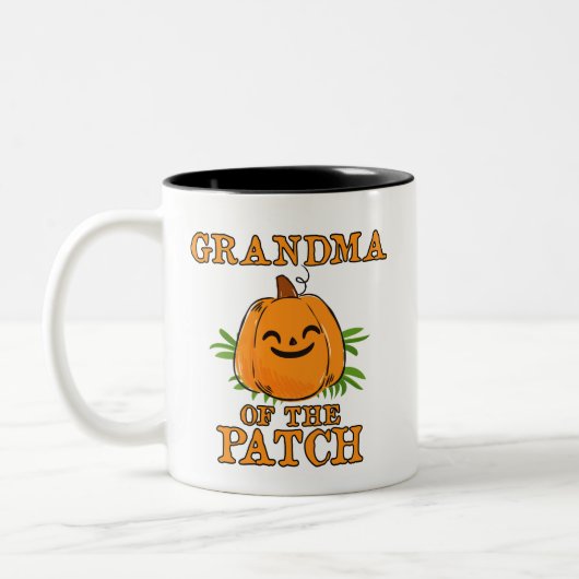 Pompoen oma van de Patch mok familie Halloween (Links)