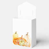 Pompoen Oogst op een Favor Box Bedankdoosjes (Geopend)