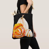 Pompoen Oogst op een Schouder Tas (Dichtbij)