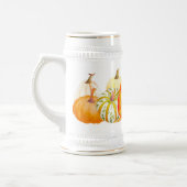 Pompoen Oogst op een Stein Bierpul (Links)