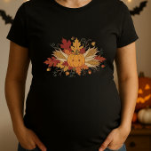 Pompoen Oogst Zwangerschap Halloween Herfst Bump T-shirt