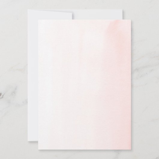 Pompoen op weg - Girl Baby shower Pink Herfst Kaart (Achterkant)