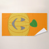 Pompoen Oranje handdoek (Badhanddoek)