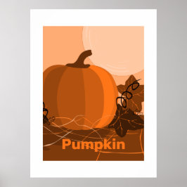 Pompoen Oranje Keuken Muur Decoratie