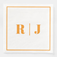 Pompoen Oranje Monogram Herfst Trouwdag 2025
