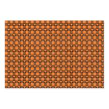 Pompoen Oranje Zwart Buffalo Hart Schotse Ruit