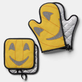 pompoen ovenwant & pannenlap set (Voorkant / Achterkant)