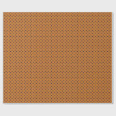 Pompoen + Paarse Stippen (Klein) Cadeaupapier (Vlak)