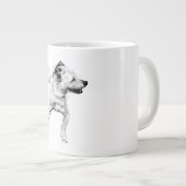 Pompoen-pad spin, oren omhoog grote koffiekop (Voorkant rechts)