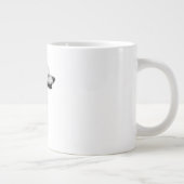 Pompoen-pad spin, oren omhoog grote koffiekop (Rechts)