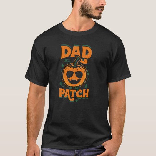 Pompoen papa van de Patch Family Cutest Halloween  T-shirt (Voorkant)