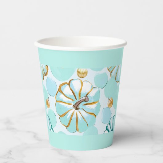 pompoen papieren bekers (Voorkant)