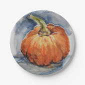 pompoen papieren bordje (Voorkant)