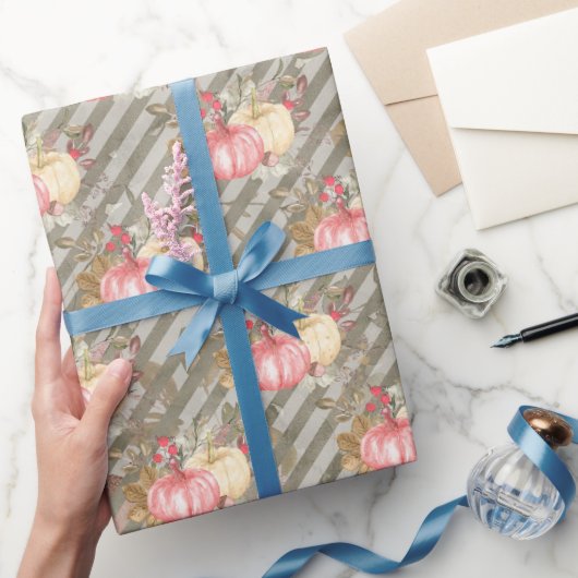 Pompoen Paradijs Thanksgiving Cadeaupapier (Geschenken)