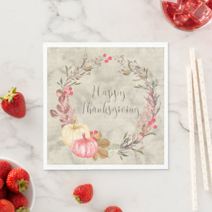 Pompoen Paradijs Thanksgiving Servet