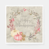 Pompoen Paradijs Thanksgiving Servet (Voorkant)