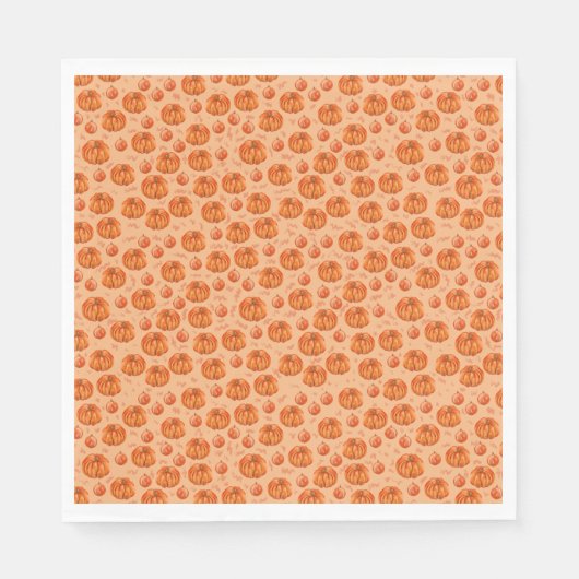 Pompoen party servetten (Voorkant)