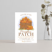 Pompoen Patch Butterflies Herfst Verjaardag Uitnod Kaart