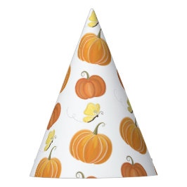 Pompoen Patch Butterfly Fall Bladeren Verjaardag Feesthoedjes