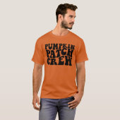 Pompoen Patch Crew Familie Halloween Pompoen Patch T-shirt (Voorkant volledig)