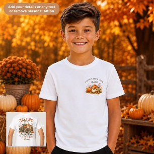 Pompoen Patch Crew Familie Matching Unisex Kids T-shirt