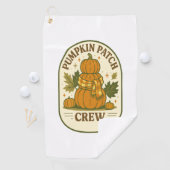 Pompoen Patch Crew Golfhanddoek (Insitu)
