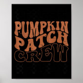 Pompoen Patch Crew Halloween Pompoen Patch Herfst Poster (Voorkant)