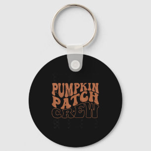 Pompoen Patch Crew Halloween Pompoen Patch Herfst Sleutelhanger