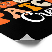 Pompoen Patch Crew Matching Familie Groovy Herfst Poster (Hoek)